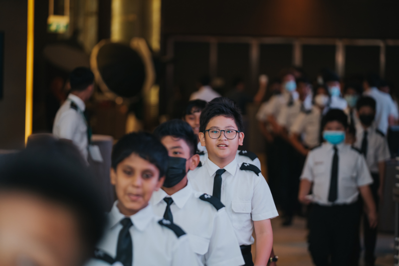 Junior Aviators Queuing